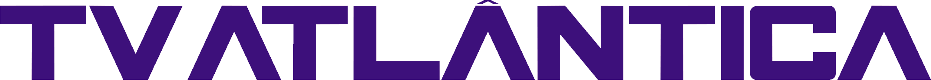 Logo da TV Atlântica.